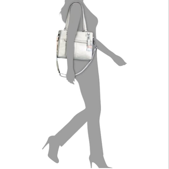 The Sak Alameda Leather Satchel Stone/Cream/Bone Color 207N - Picture 10 of 10